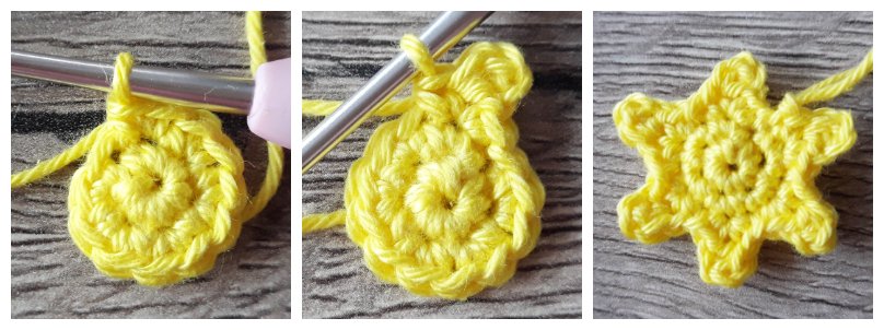 Blog-Inhaltsbild für 'Weihnachtskarte, kostenlose Häkelanleitung'